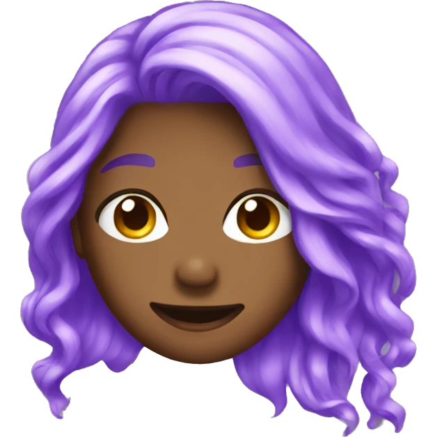 Purple shampoo emoji emoji