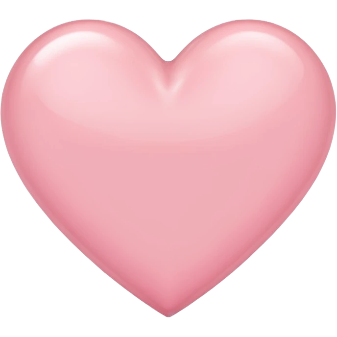 light pink heart emoji