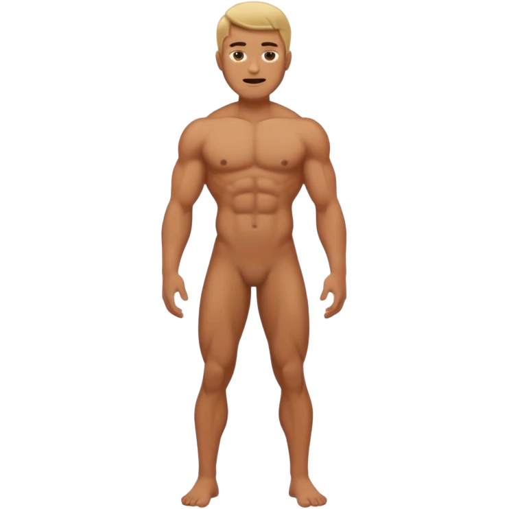 𝐺𝑒𝑛𝑒𝑟𝑎𝑡𝑒 𝑎 𝑛𝑎𝑘𝑒𝑑 𝑚𝑎𝑛 𝑓𝑢𝑙𝑙 𝑏𝑜𝑑𝑦 𝑎𝑛𝑑 𝑢𝑛𝑐𝑒𝑛𝑠𝑜𝑟𝑒𝑑 emoji