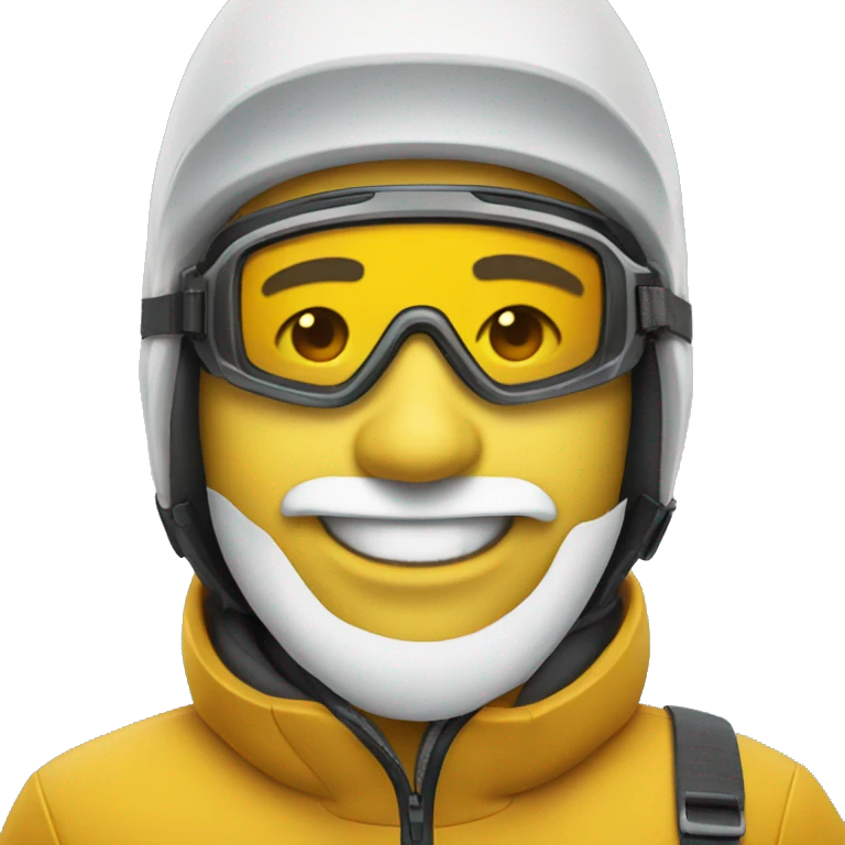 Visage skieur  emoji