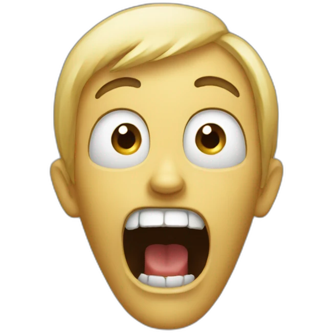 Scream emoji