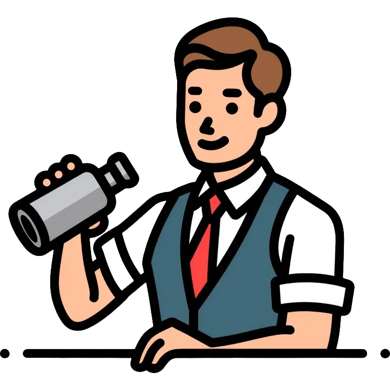 bartender using cocktail shaker emoji