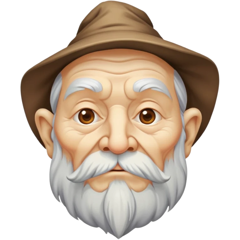 Sexy old wizard with a kissing face emoji