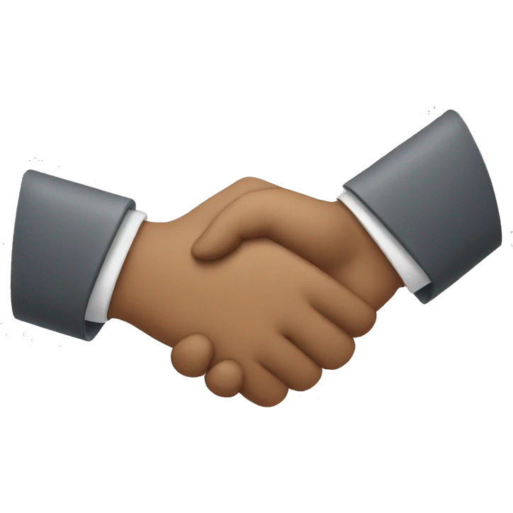 two pigeon hands giving handshake  emoji