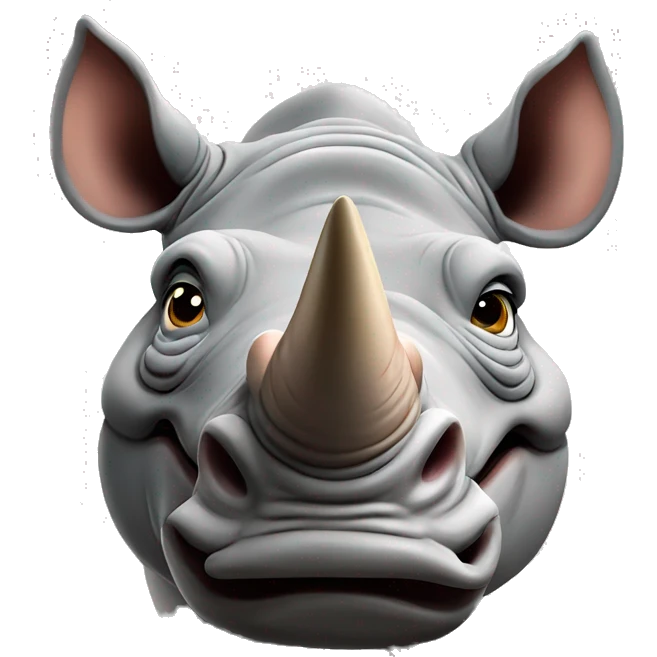 Rhino thumbs up emoji