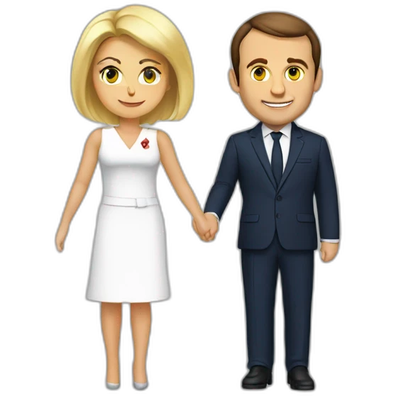 Macron sur brigitte emoji