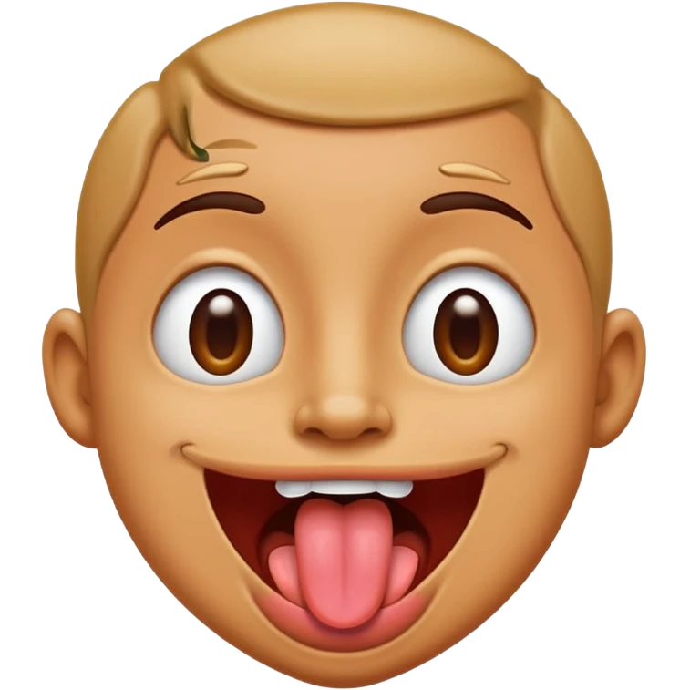 A person sticking their tounge out  emoji