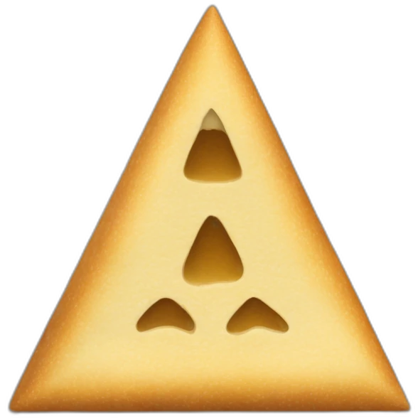 un triangulo que muestra el teorema de pitágoras emoji