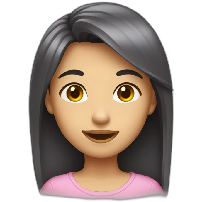 girl wink emoji