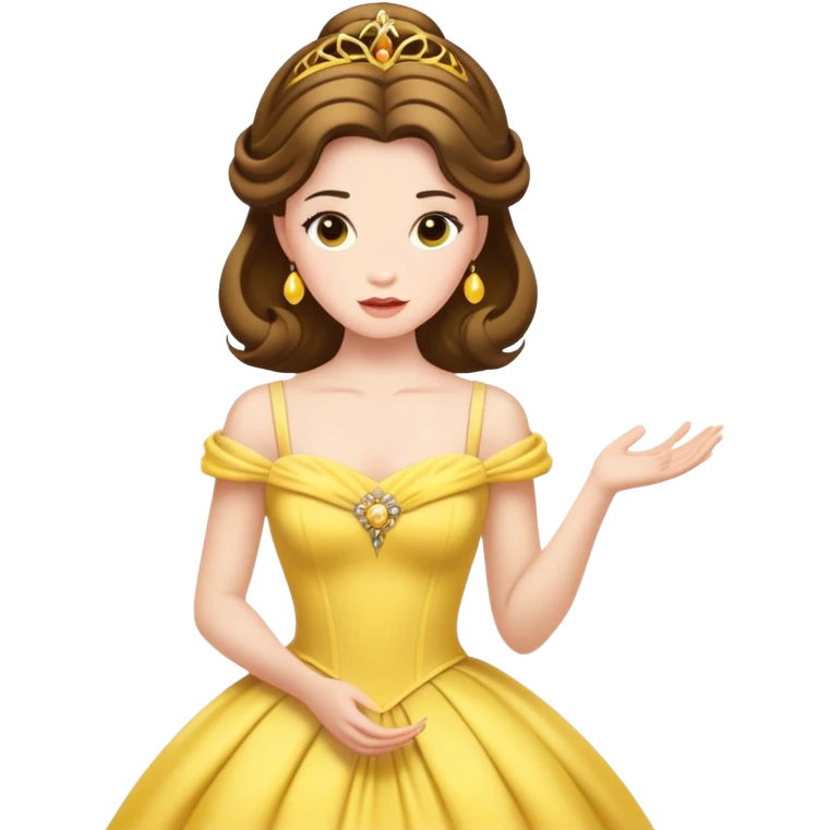 Belle from Disney emoji