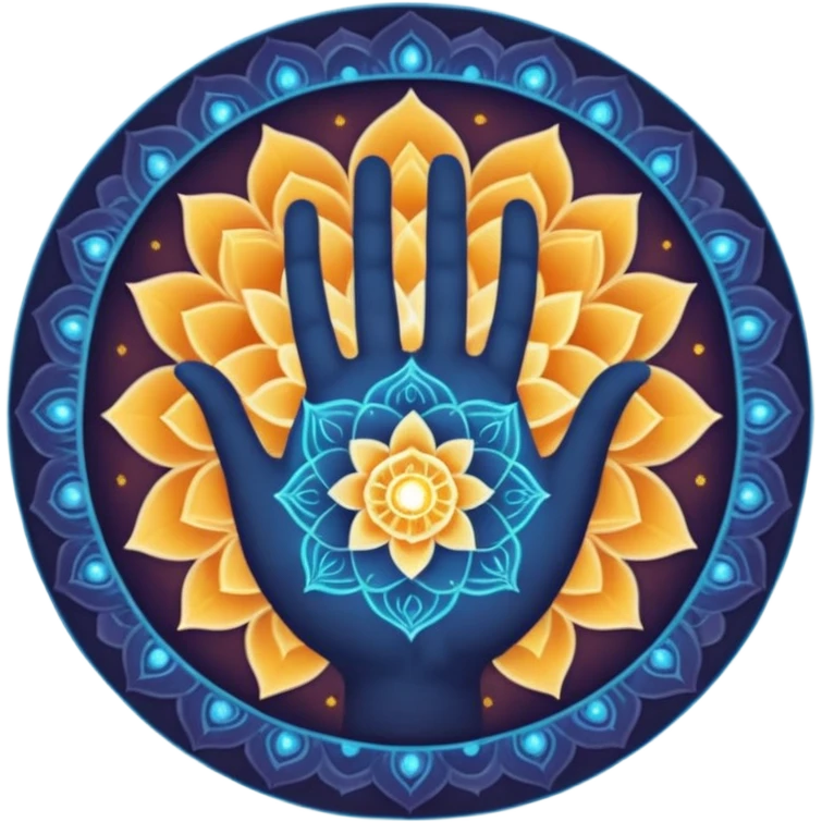 A divine abstract force creating humans through karma,
shown as a luminous cosmic hand made of light (not realistic),
forming a human figure from particles.
Hindu spiritual aura, sacred geometry, subtle mandala lines,

 
 emoji