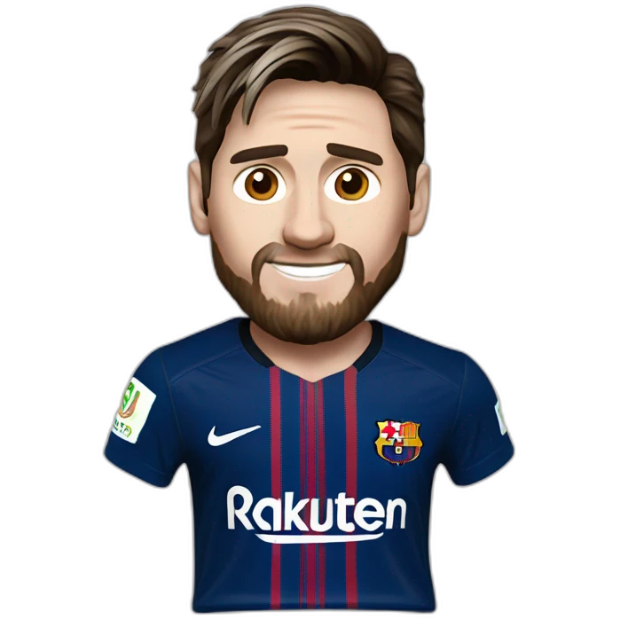 lionel messi silver emoji