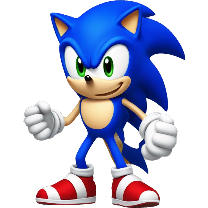 Sonic feliz emoji