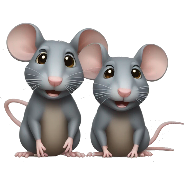 two rats emoji