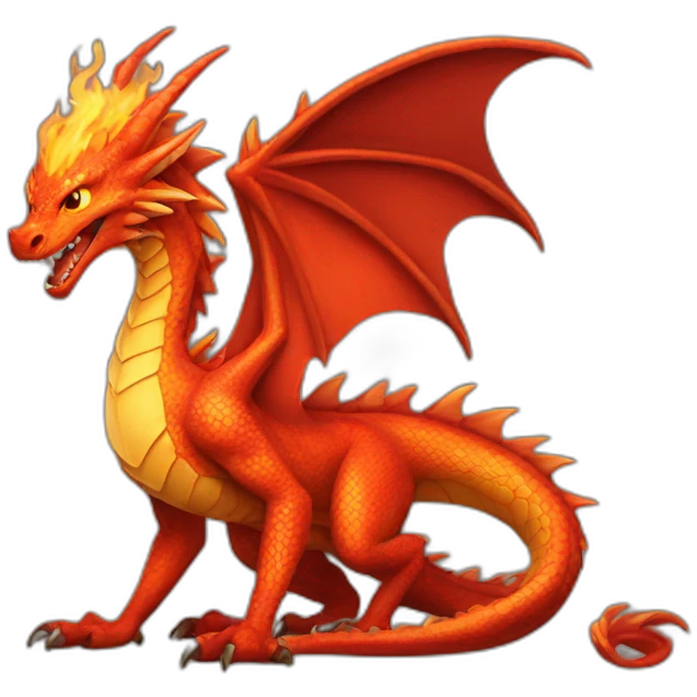 fire dragon emoji