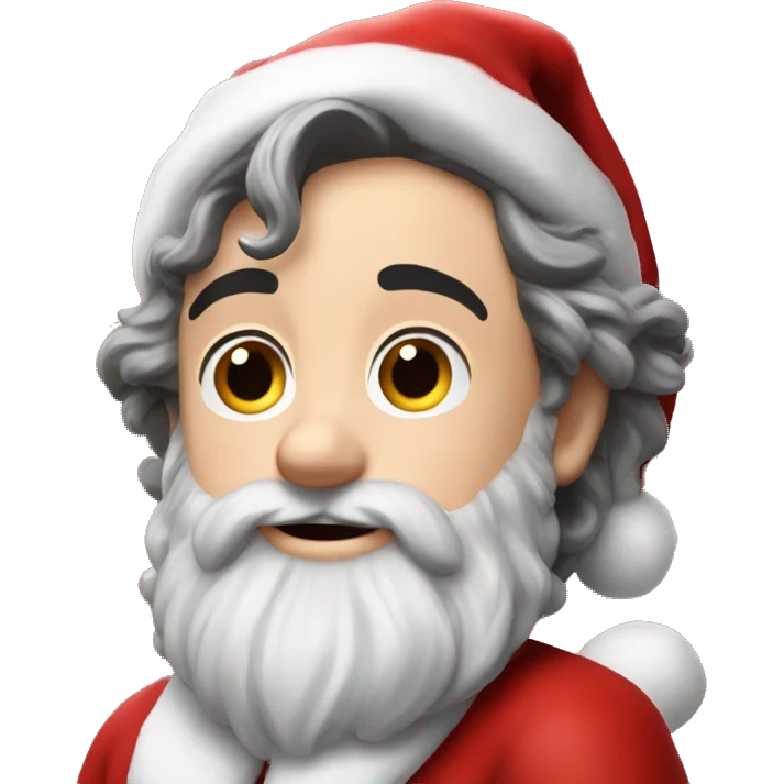 Timothée Chalamet as santa claus emoji