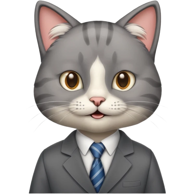 happy lawyer cat emoji