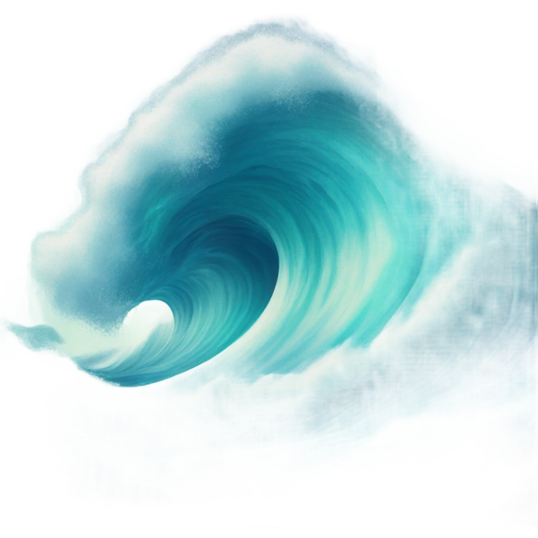 Wave emoji