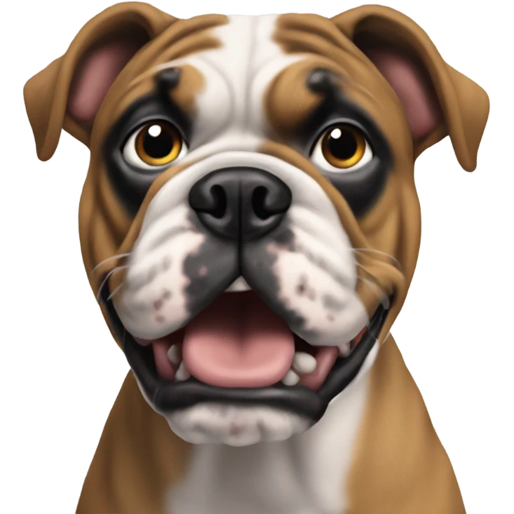 Aj Tracey as a bulldog emoji
