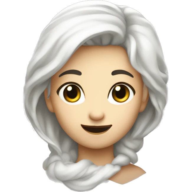 luna crescente piccola bianca girata a destra emoji