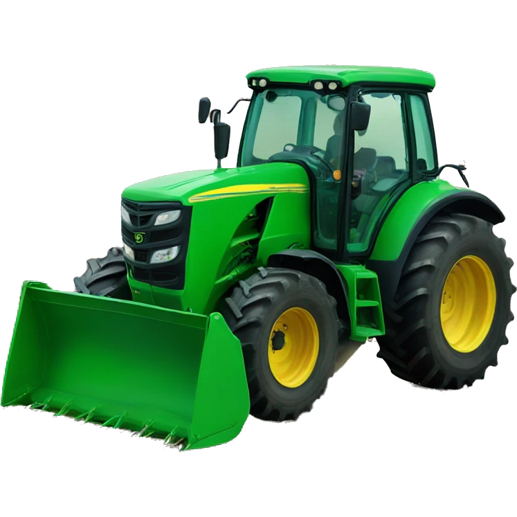 Big green tractor emoji