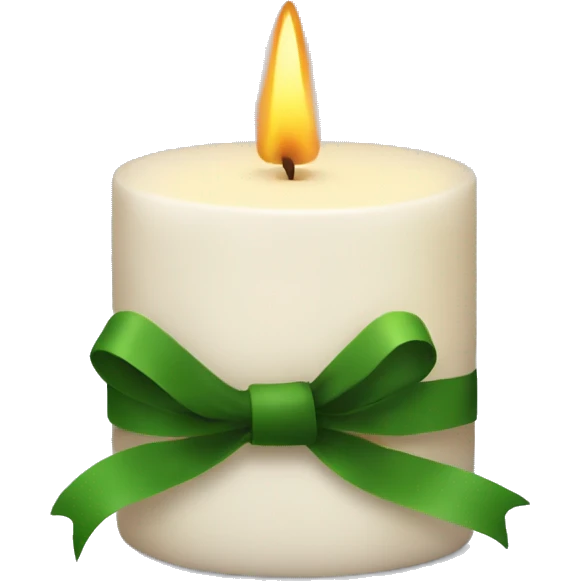 Christmas candle  emoji