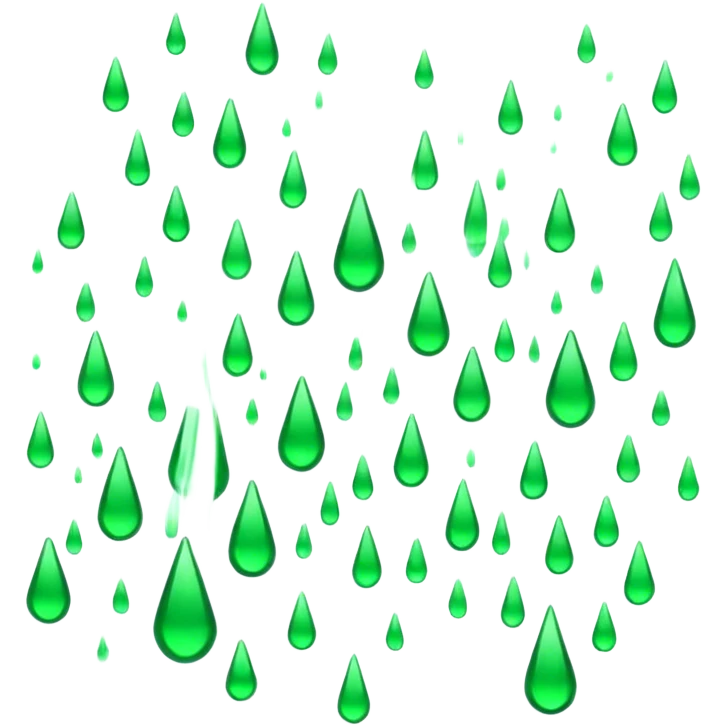 Matrix rain emoji