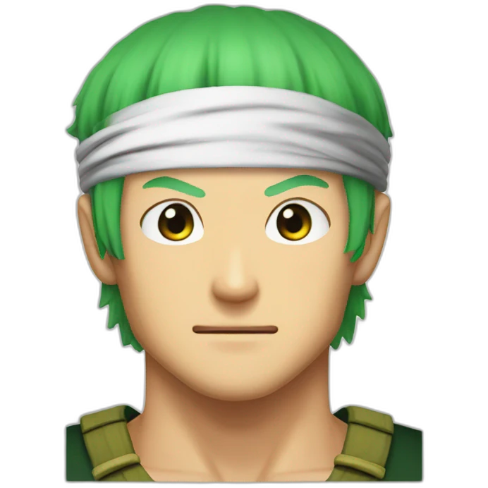 Roronoa zoro emoji