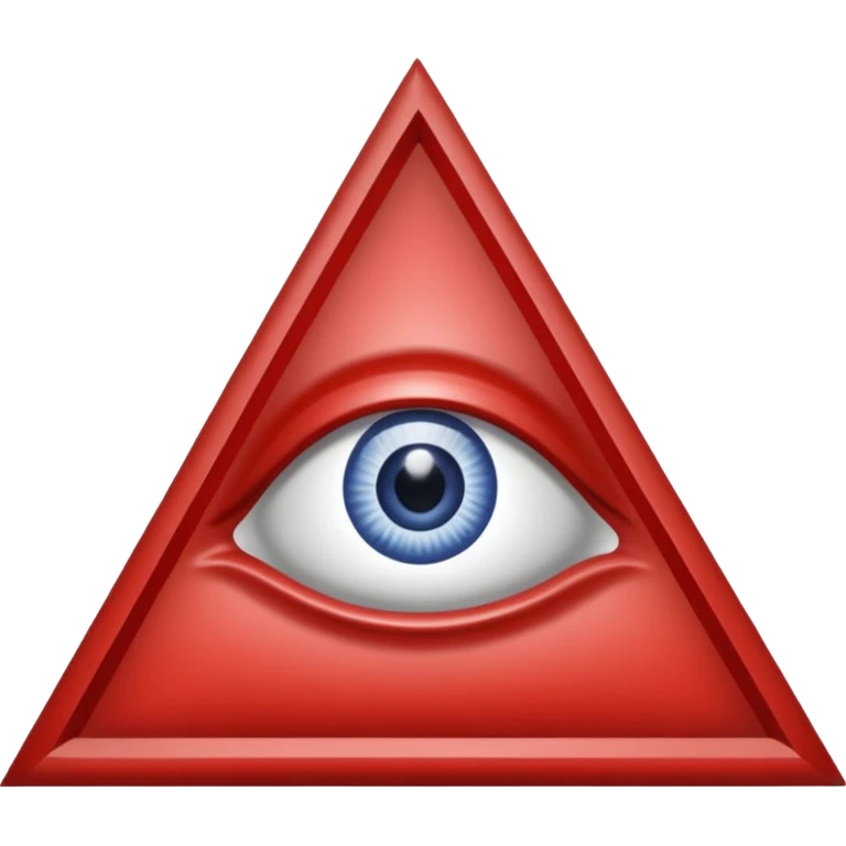 Great seal of the United States of America, the eye into triangle, illuminati symbol emoji