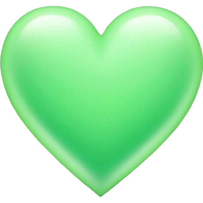 light green heart emoji