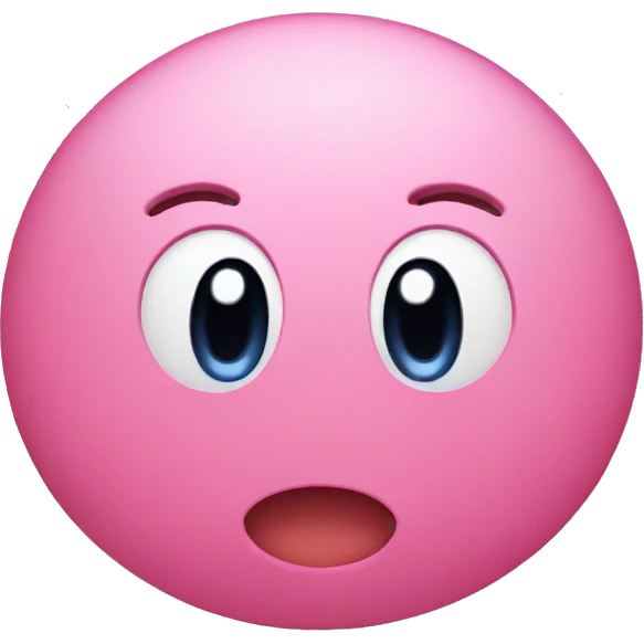 Kirby enojada emoji