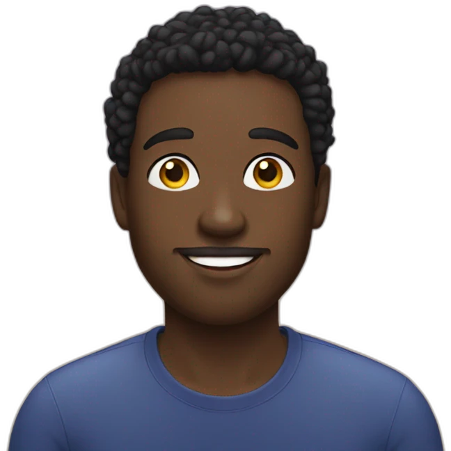 gay black guy emoji