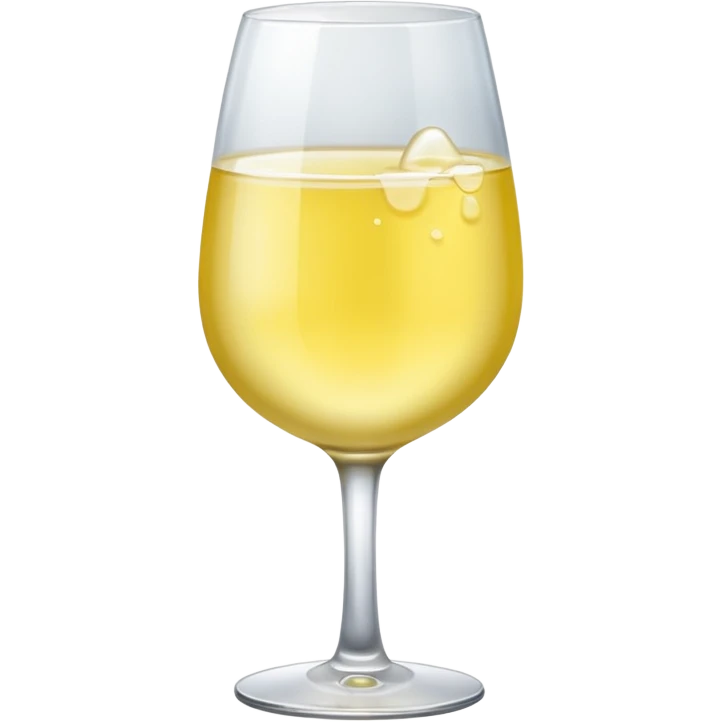 Glass of Chardonnay  emoji