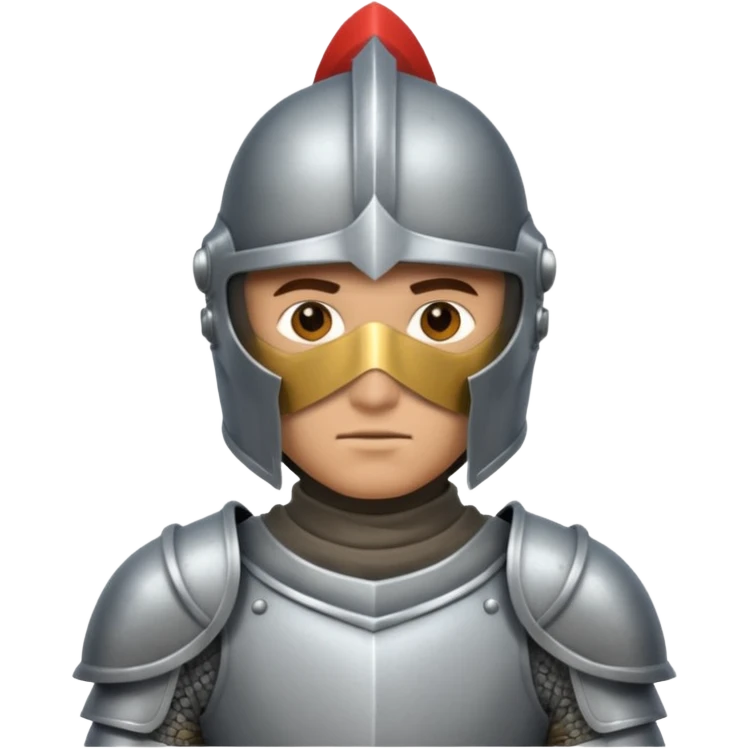 Miğfer giymiş şövalye emoji