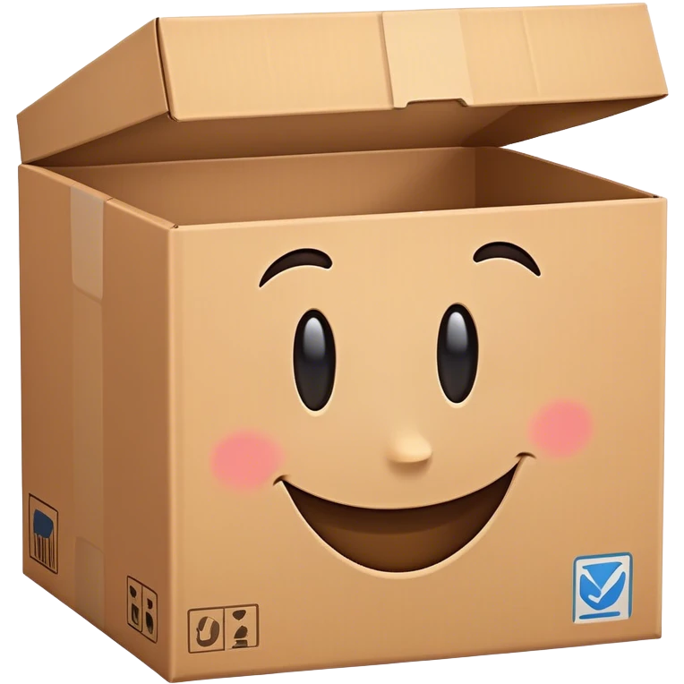 smiling open box emoji