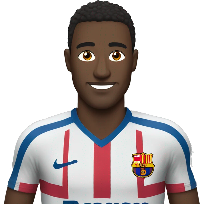 lamine yamal avec un maillot du barca emoji