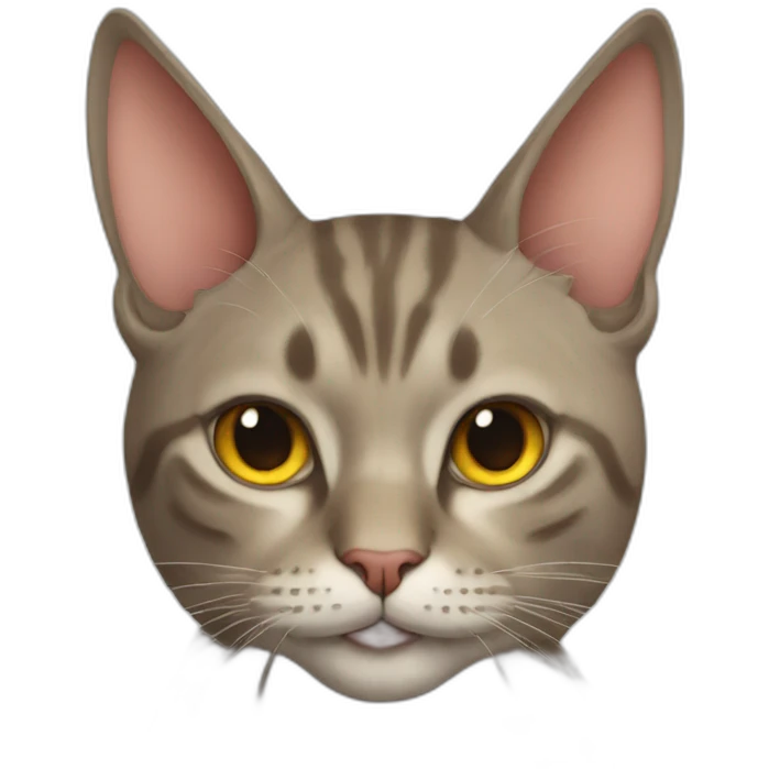 A cat with horns and wings emoji