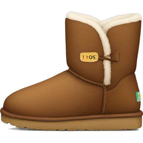 super cute brown uggs emoji