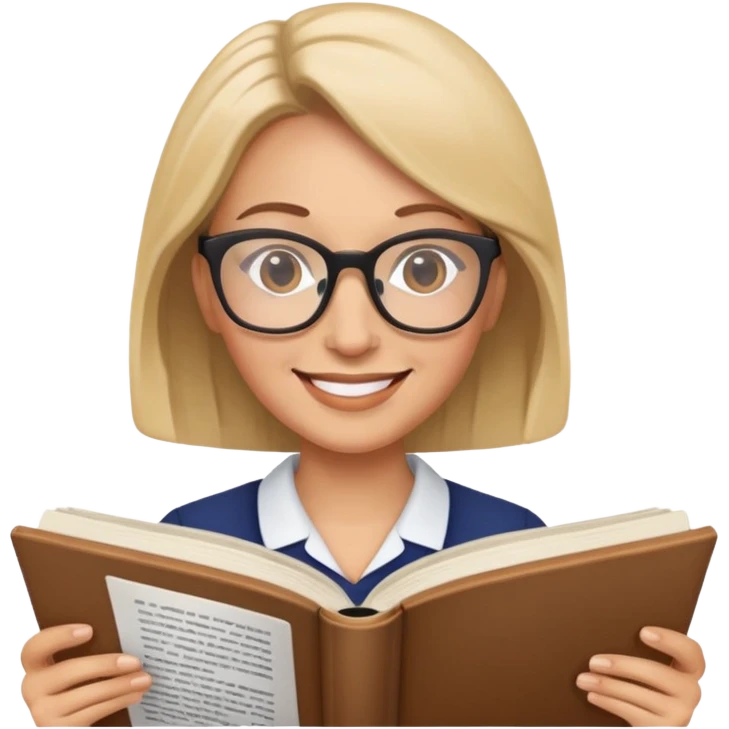 reading teacher emoji