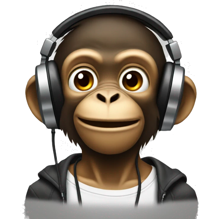 monkey dj emoji