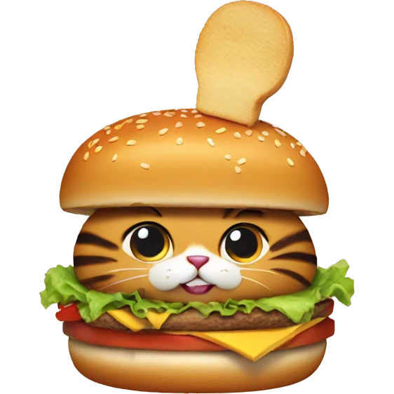 Cat Burger emoji