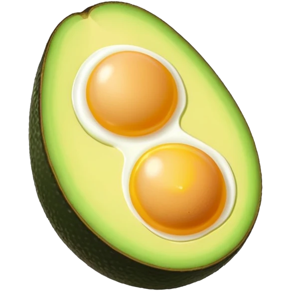 avocado and egg emoji