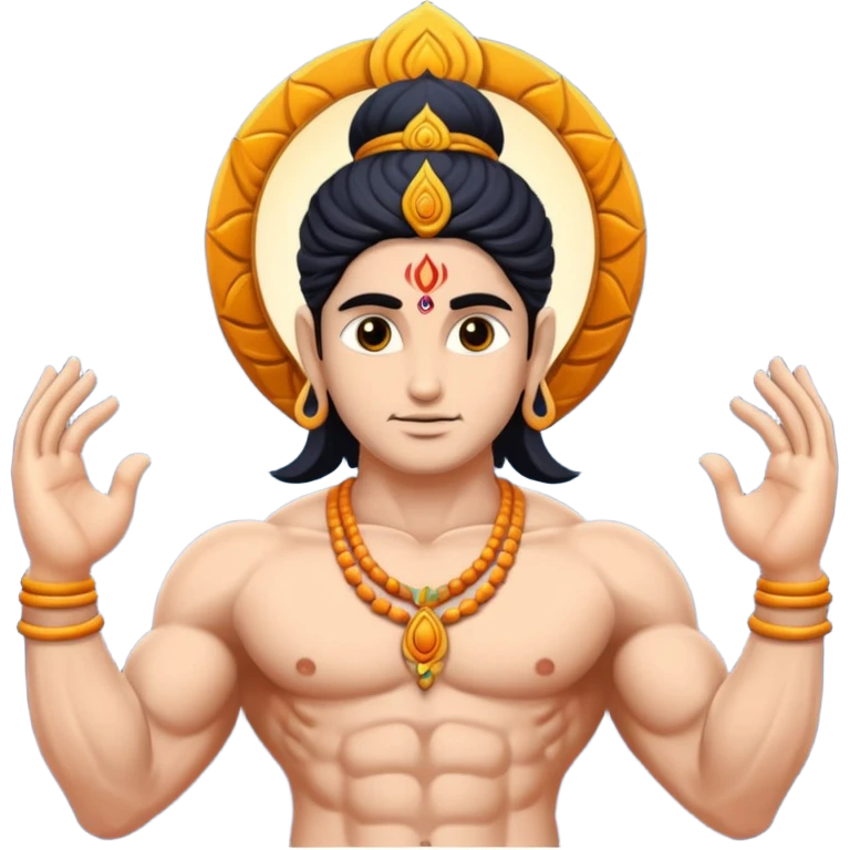 hindu god begins of maing miraclous karma making of humans emoji
