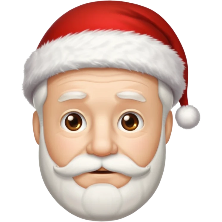 Grandpa wear santas hat emoji