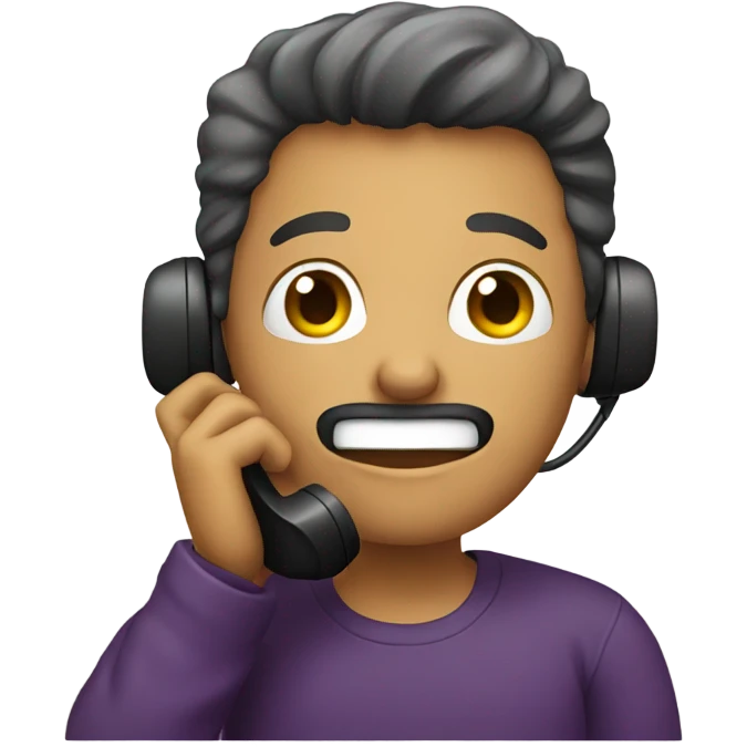 On the phone emoji