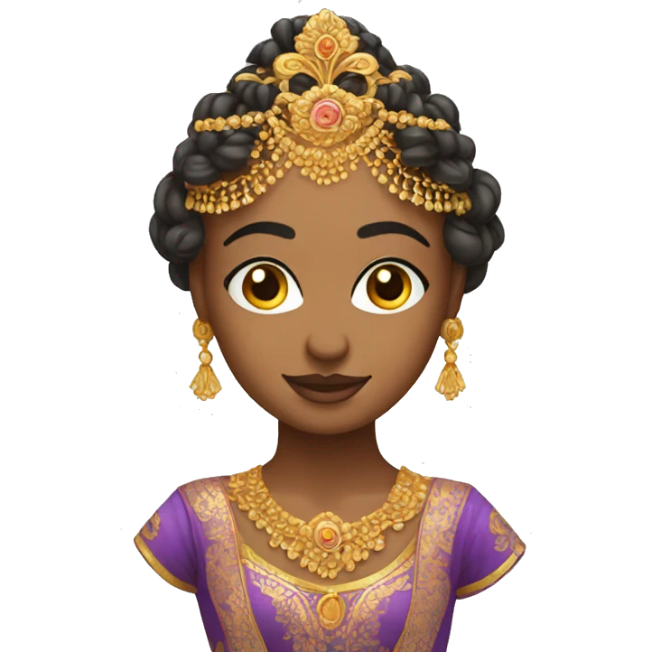 frontal classical dance dancer emoji