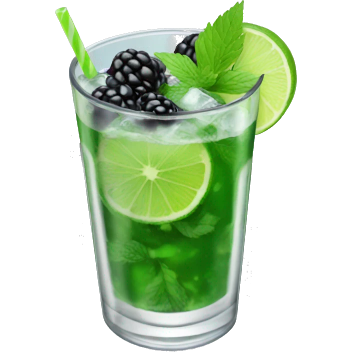 Blackberry mojito emoji