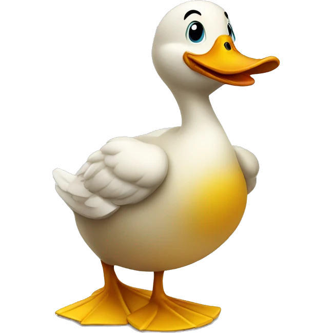 duck with his thumbs up emoji