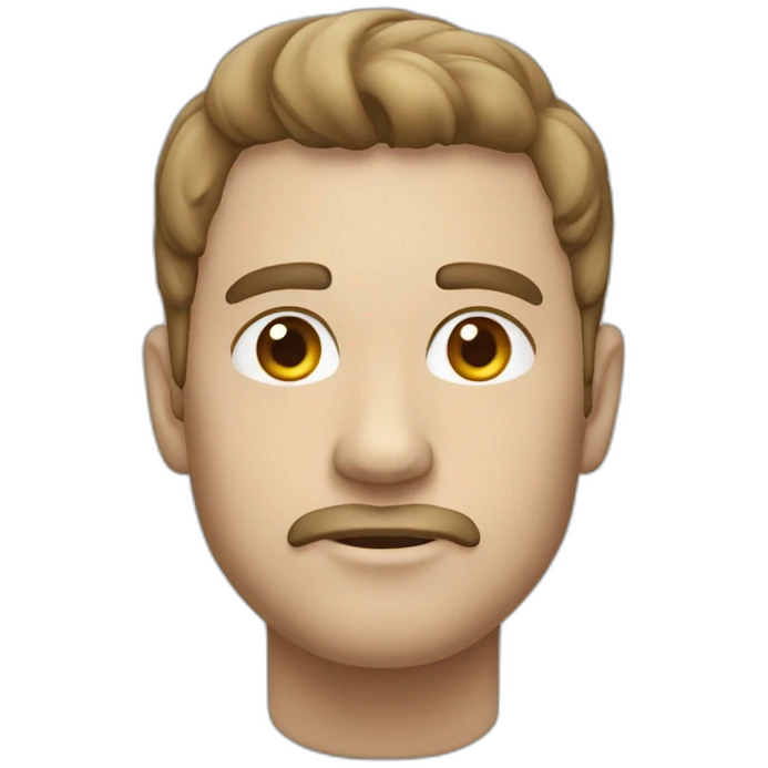 hombre calvo piel blanca emoji