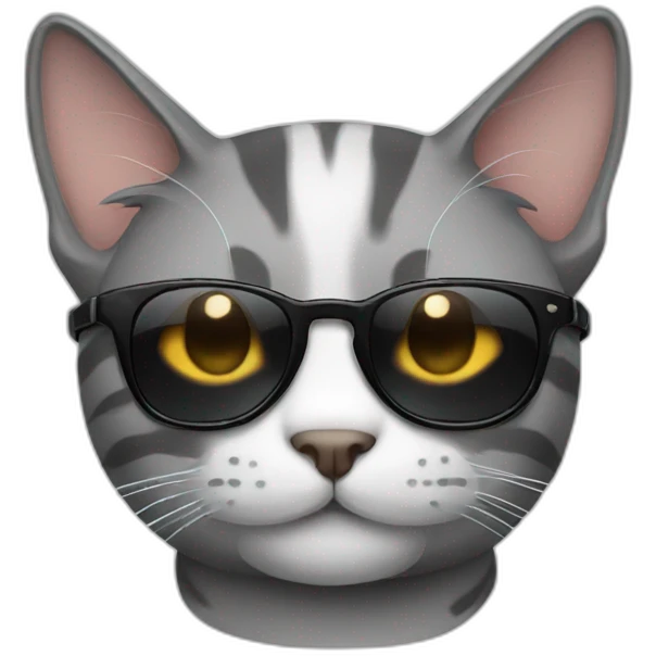 smiling cat wearing sunglasses emoji